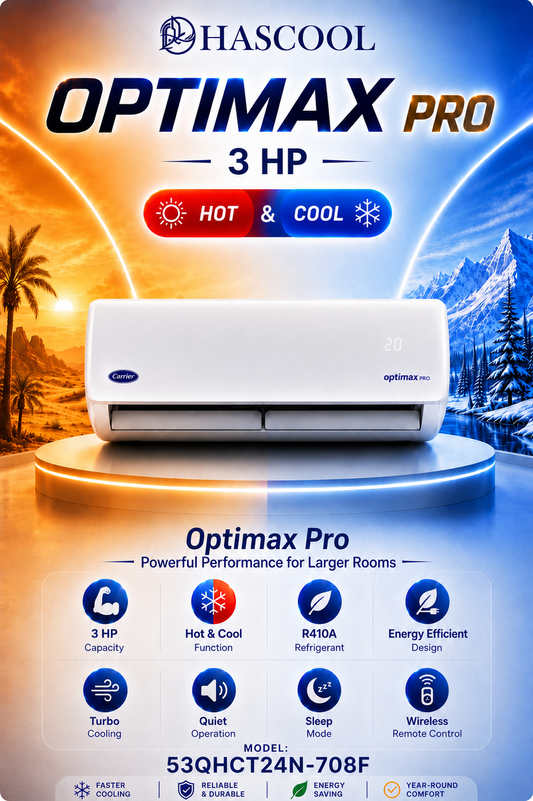Optimax Pro 3.0HP Heat & Cooling